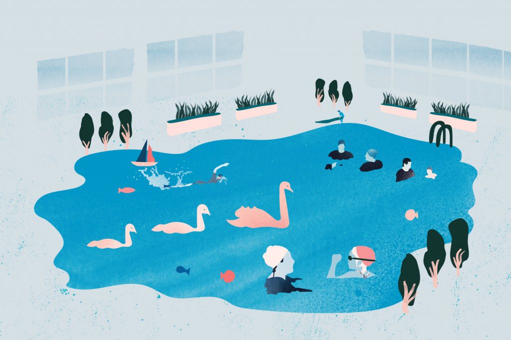 Like Swimming Lake Not Chlorinated Pool